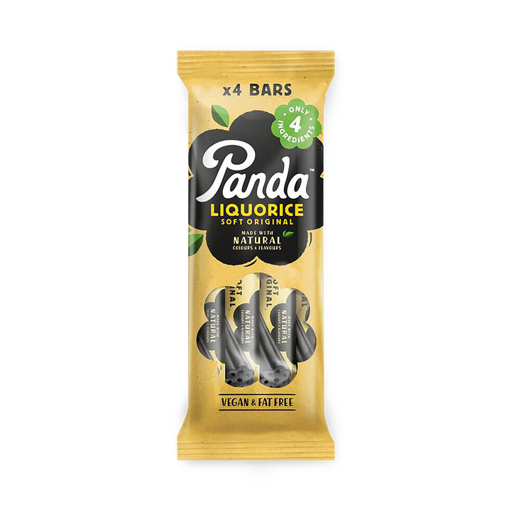 Panda All Natural Soft Liquorice Bars 4x 32g